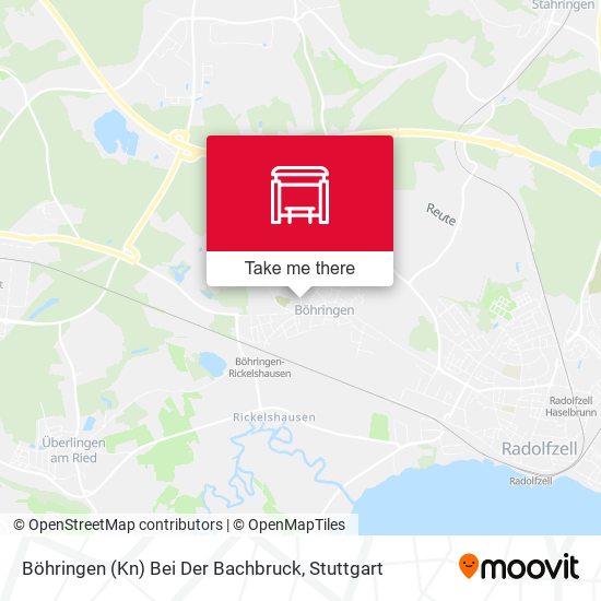 Böhringen (Kn) Bei Der Bachbruck map
