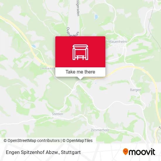 Карта Engen Spitzenhof Abzw.