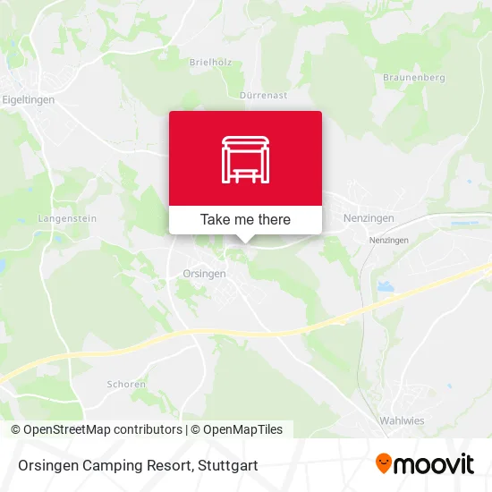 Карта Orsingen Camping Resort