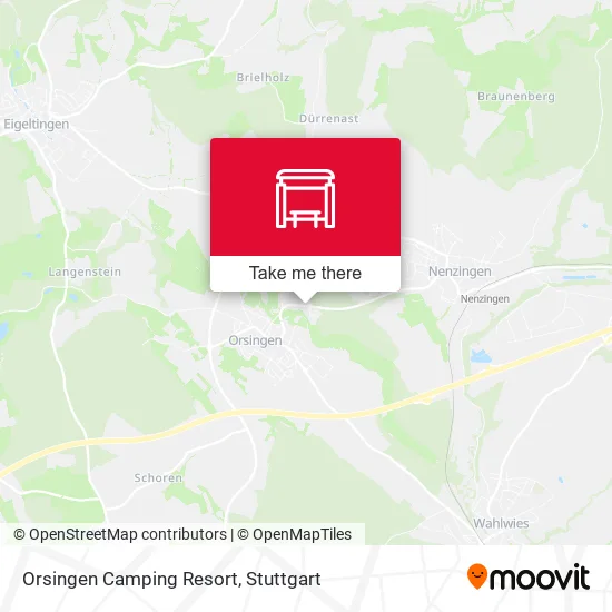 Карта Orsingen Camping Resort