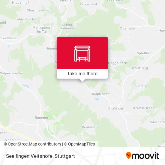 Карта Seelfingen Veitshöfe