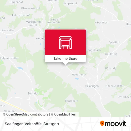 Карта Seelfingen Veitshöfe