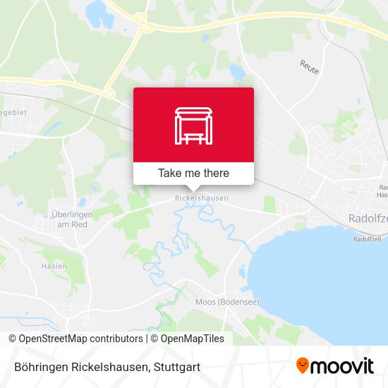 Böhringen Rickelshausen map