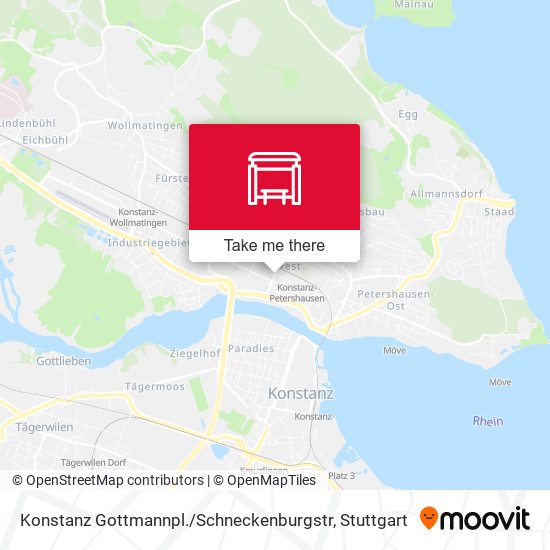 Konstanz Gottmannpl. / Schneckenburgstr map