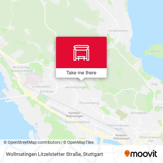Карта Wollmatingen Litzelstetter Straße