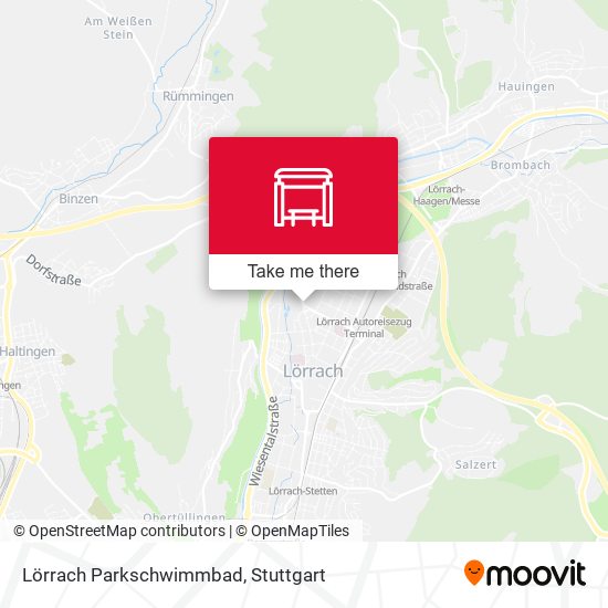 Lörrach Parkschwimmbad map