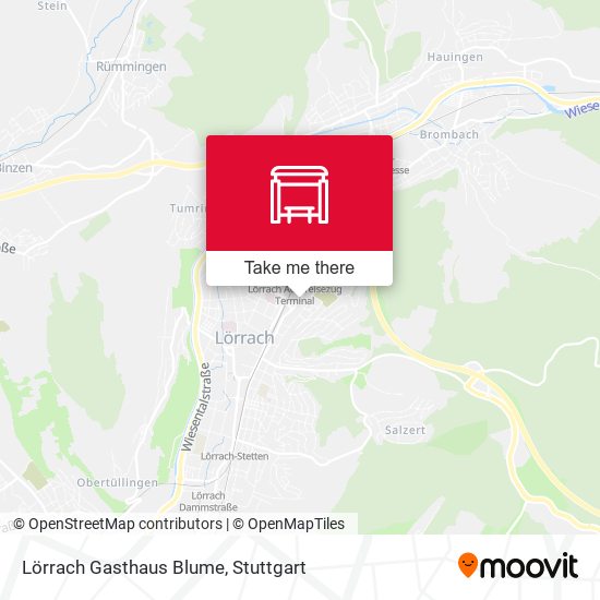 Lörrach Gasthaus Blume map