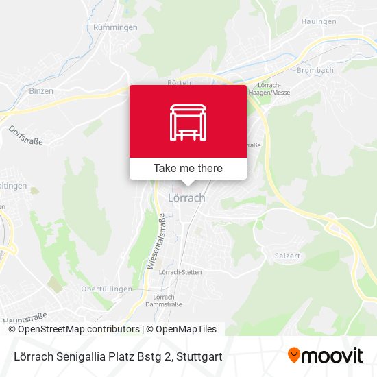 Lörrach Senigallia Platz Bstg 2 map
