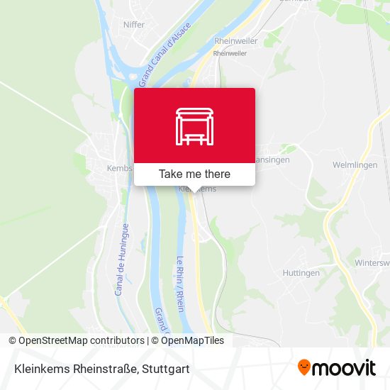 Kleinkems Rheinstraße map