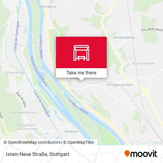 Istein Neue Straße map