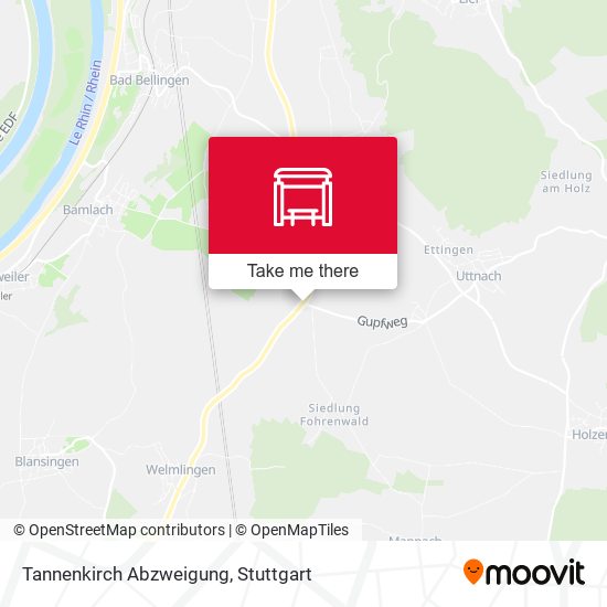 Tannenkirch Abzweigung map