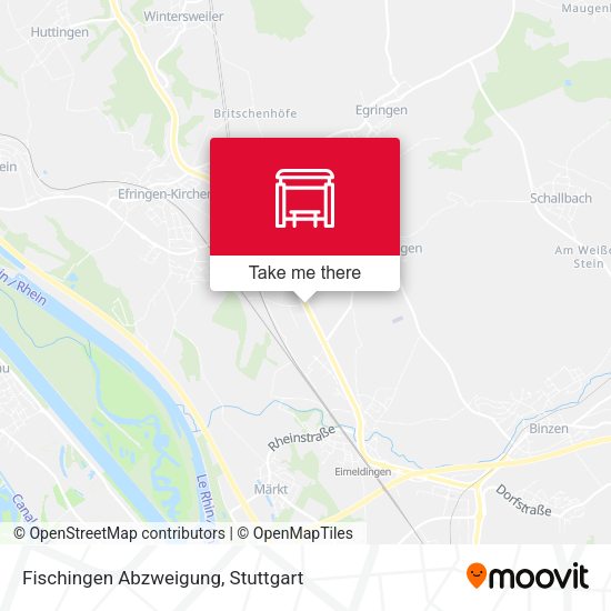 Fischingen Abzweigung map