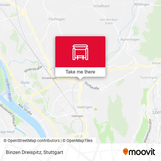 Карта Binzen Dreispitz