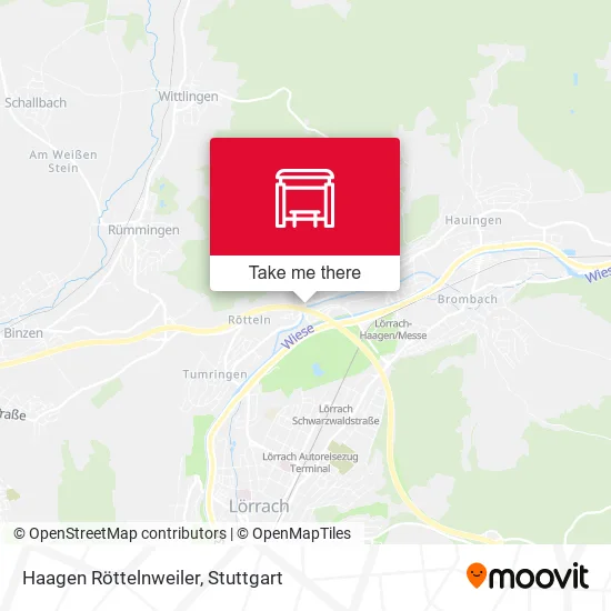 Карта Haagen Röttelnweiler
