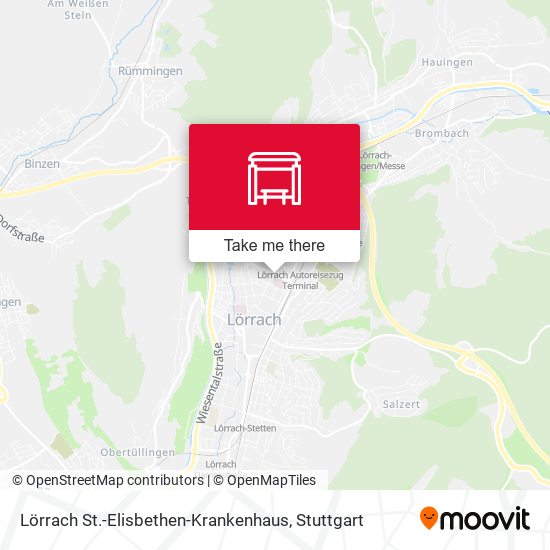Lörrach St.-Elisbethen-Krankenhaus map