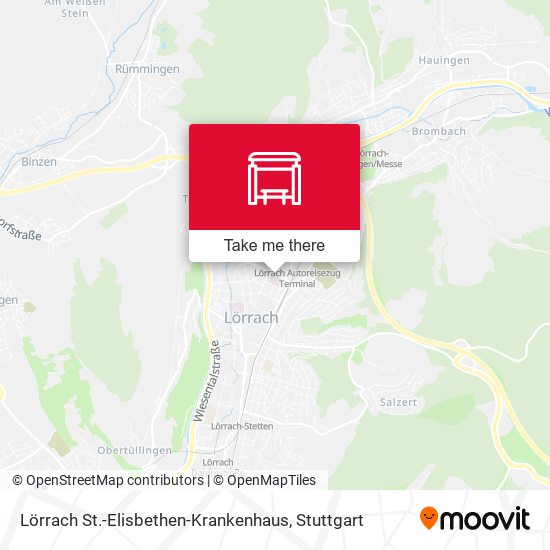 Lörrach St.-Elisbethen-Krankenhaus map