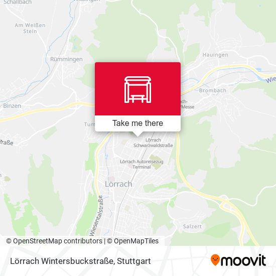 Lörrach Wintersbuckstraße map
