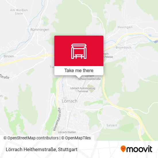 Карта Lörrach Heithemstraße