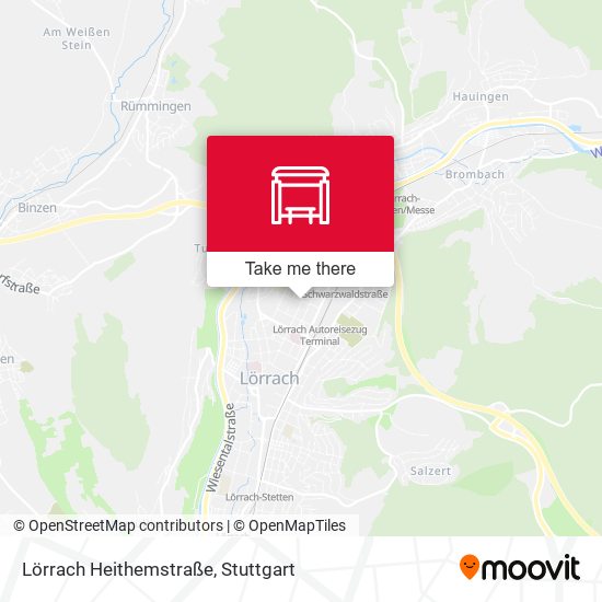 Lörrach Heithemstraße map
