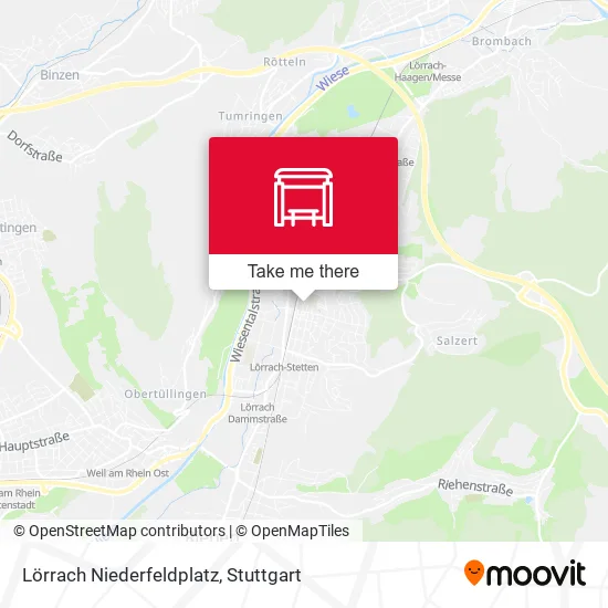 Карта Lörrach Niederfeldplatz