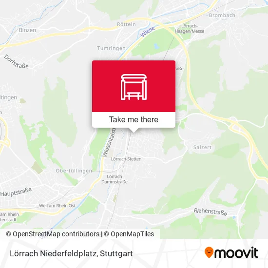 Карта Lörrach Niederfeldplatz