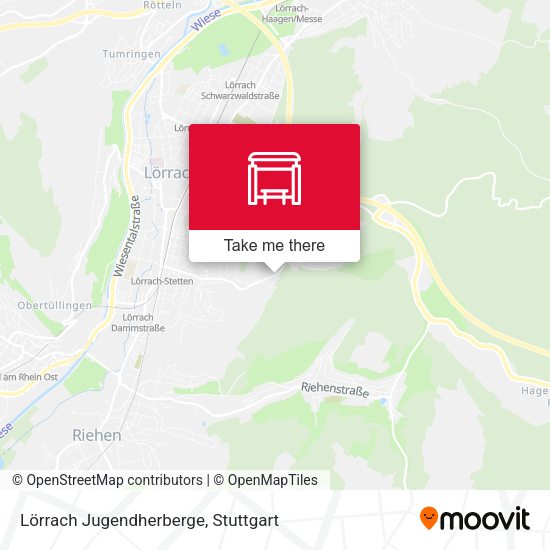 Lörrach Jugendherberge map