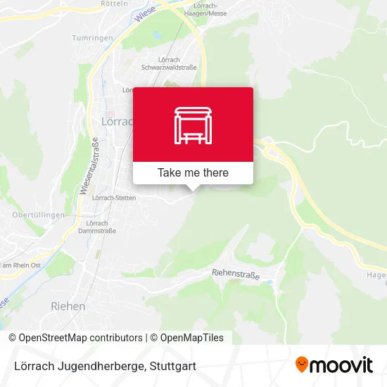 Карта Lörrach Jugendherberge