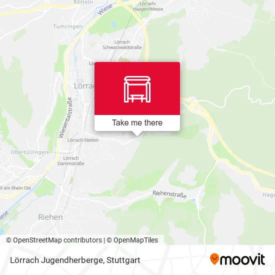 Карта Lörrach Jugendherberge
