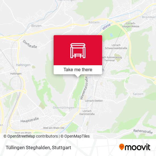 Tüllingen Steghalden map