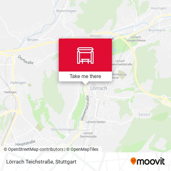 Lörrach Teichstraße map