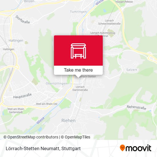 Lörrach-Stetten Neumatt map