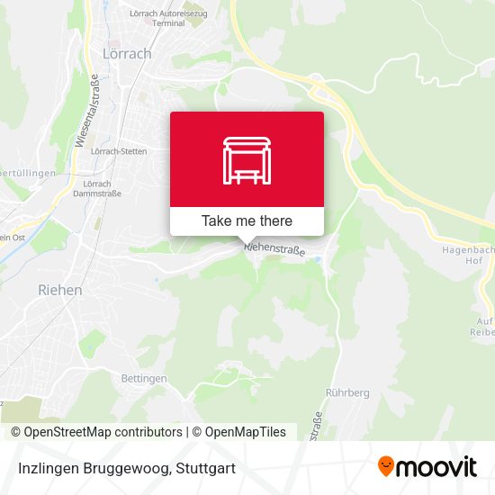 Карта Inzlingen Bruggewoog