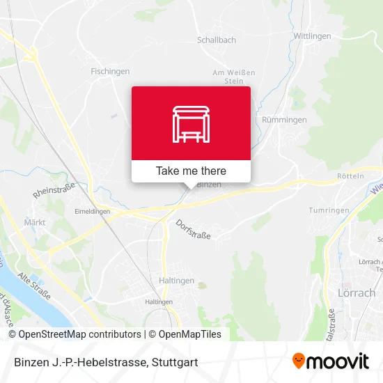 Карта Binzen J.-P.-Hebelstrasse