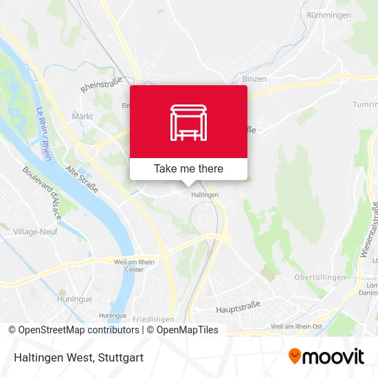 Карта Haltingen West