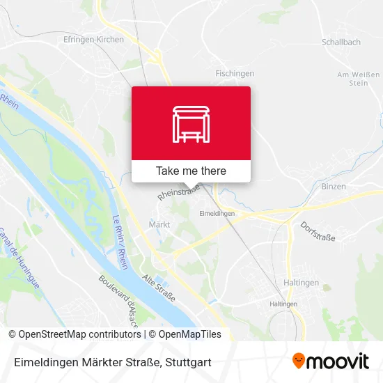 Карта Eimeldingen Märkter Straße
