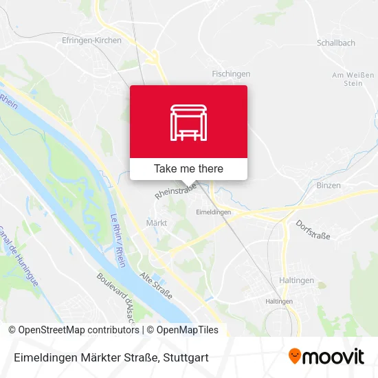 Карта Eimeldingen Märkter Straße