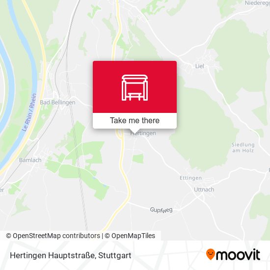 Hertingen Hauptstraße map