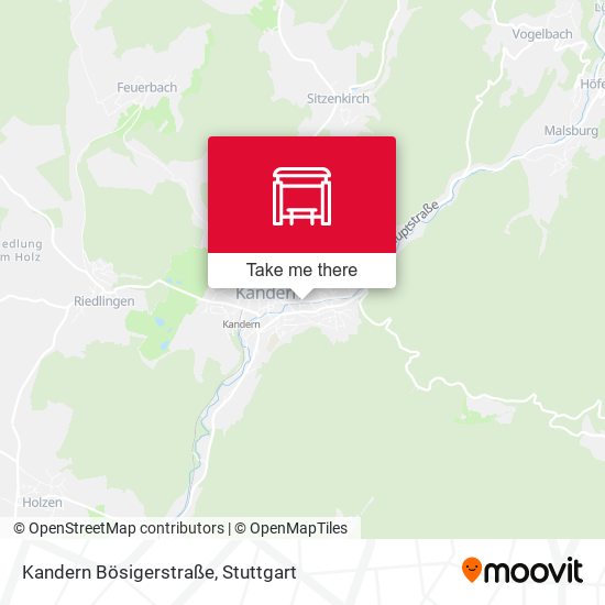 Kandern Bösigerstraße map