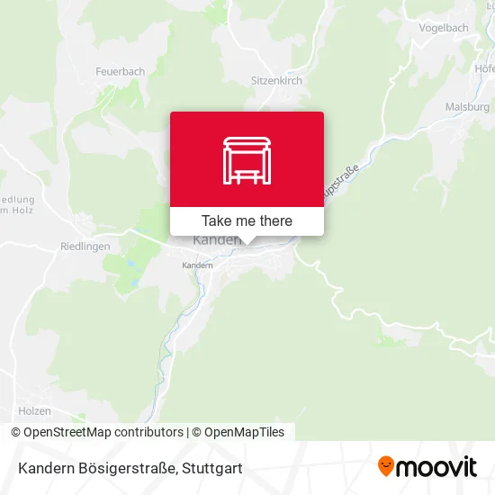 Карта Kandern Bösigerstraße