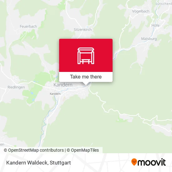 Карта Kandern Waldeck