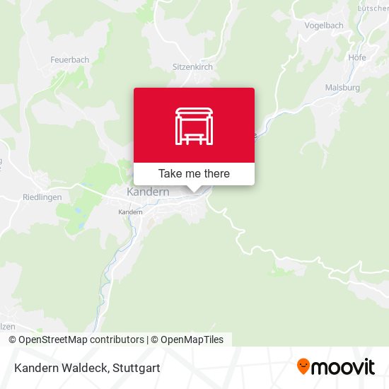 Карта Kandern Waldeck