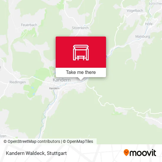 Карта Kandern Waldeck