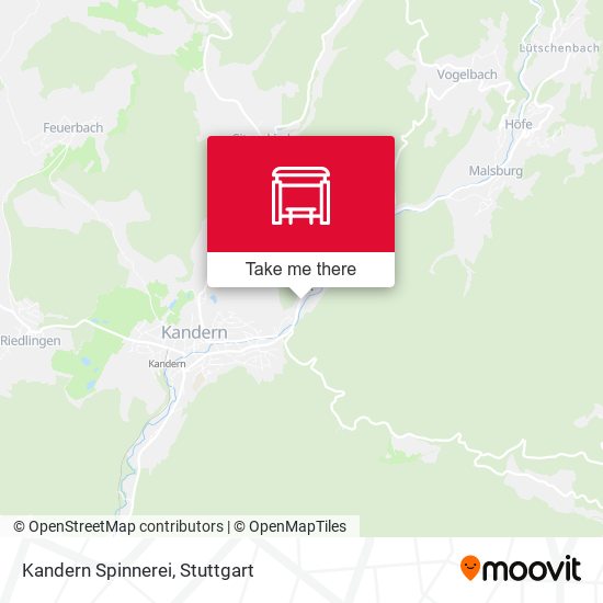 Карта Kandern Spinnerei