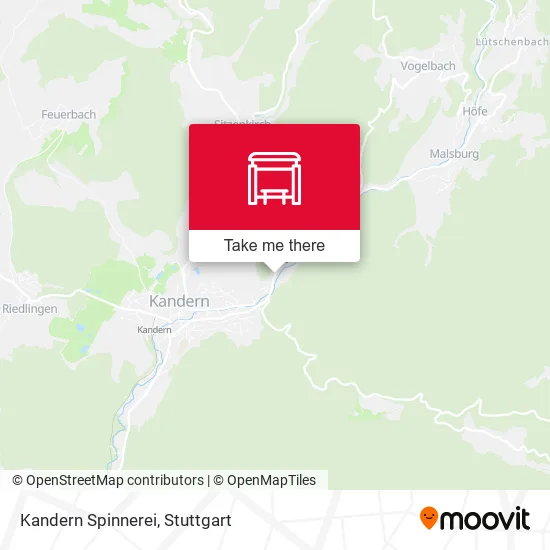 Карта Kandern Spinnerei