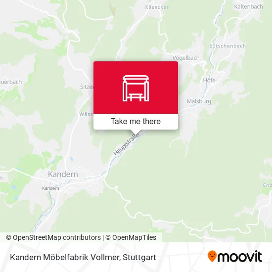 Карта Kandern Möbelfabrik Vollmer