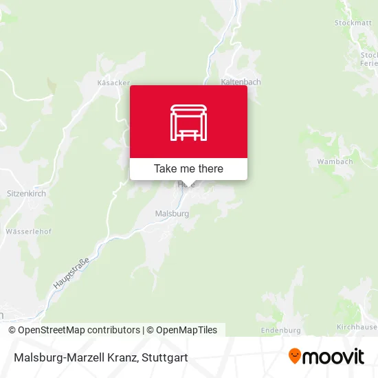 Карта Malsburg-Marzell Kranz