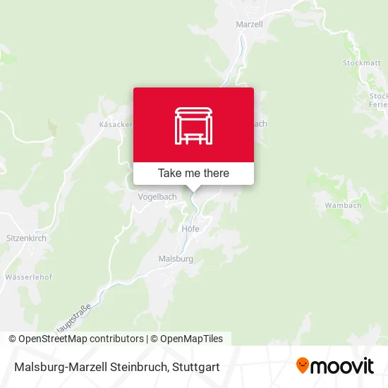 Карта Malsburg-Marzell Steinbruch