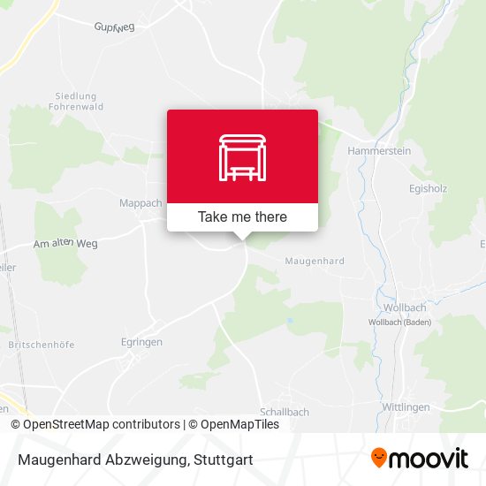 Maugenhard Abzweigung map