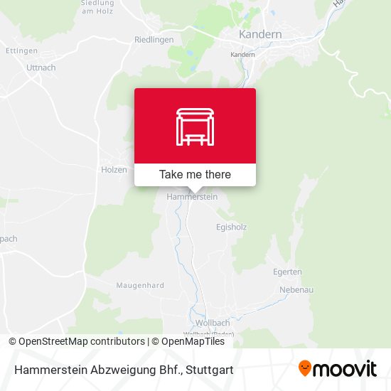 Hammerstein Abzweigung Bhf. map
