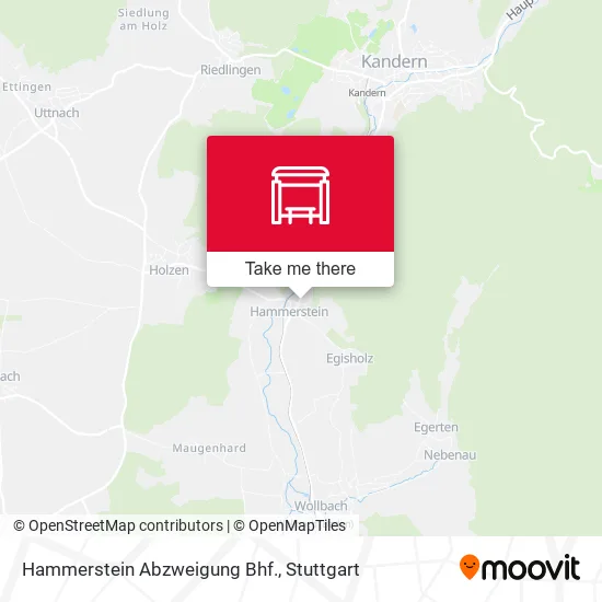 Карта Hammerstein Abzweigung Bhf.